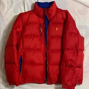 Ralph Lauren 250 Red Puffer Coat